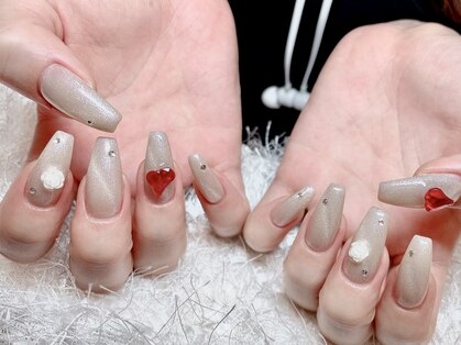 Cimple.nail【シンプル】ワンカラー/マグネット/定額ネイル/チップ長さだしの写真