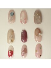 ゴッダスネイル(GODDESS NAIL)/アート1本コース(¥7480)