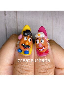 クレアトゥール 華/推しキャラネイル