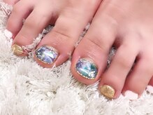 ルアナネイルナゴヤ(LUANA nail nagoya)/大理石風フットネイル