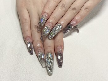 アイズモア 京王八王子店(Eye's More～eyelash＆nail～)/長さだしチップ×パーツ乗せ放題