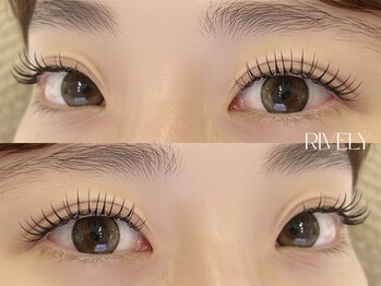 アイラッシュサロン リブリー(RIVELY)の写真/ナチュラルなのに目力UP!美しい仕上がりが長く続く♪《最新技術☆アンドヘルシー（&healthy）120本¥10500》