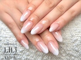 白グラデーション　練習モデル