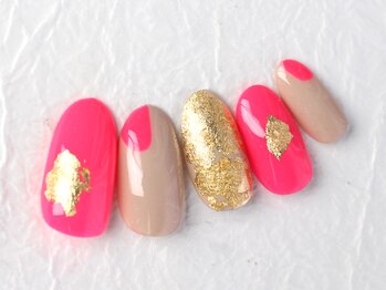 ユースタイル 新宿店(U-style)/ビビットピンクネイル