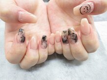 ネイルサロン キラップ(Nail Salon KiLAP)/マーブル×にこちゃん￥7980
