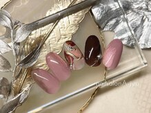 ネイルサロン アージュ(Nail Salon A jyu)/インクアートバレンタインネイル