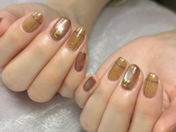 エムフローレ(M flore)/チェックネイル