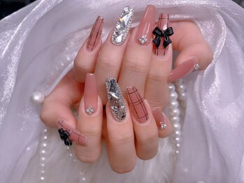 スノーネイルサロン 新宿店(Snow nail salon)/埋め尽くし、キラキラネイル