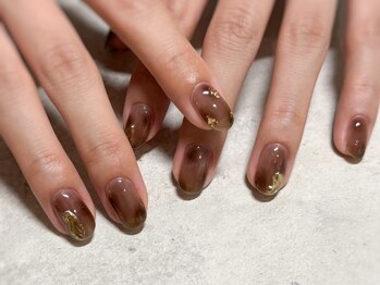 シーン(SHEEN)/大人べっ甲ネイル