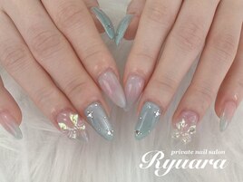 ゆめかわニュアンスネイル