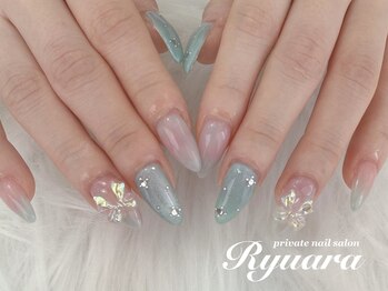 ゆめかわニュアンスネイル