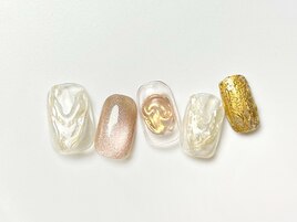 大人っぽニュアンスネイル