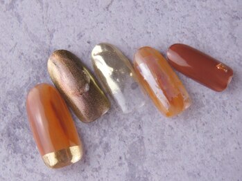 ラミエンヌ/秋ネイル ニュアンス ミラー