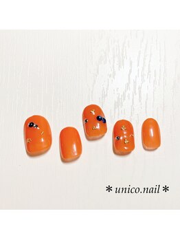 アトリエネイルウニコ (atelier nail unico)/orange