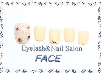 アイラッシュアンドネイルサロン フェイス(Eyelash&NailSalon FACE)/ケア&フットジェル￥5.500