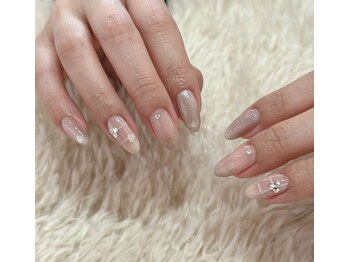 ネイルアンドブライダルエステ ベルム(Belm)/ヌーディーカラー 大人デザイン