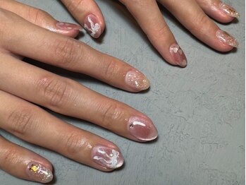 ノアサロン(noah.salon)の写真/大人上品から可愛いデザインまで対応可能◎お仕事や家事などで派手なネイルが出来ない方にもオススメ♪