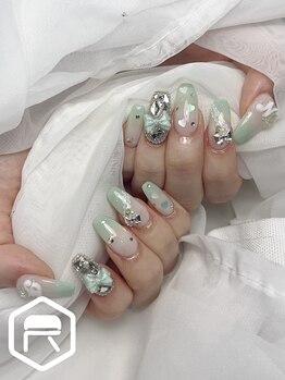 レディスペネイル ノウラ 名駅店(Redispe nail NouRa)/キラキラネイル