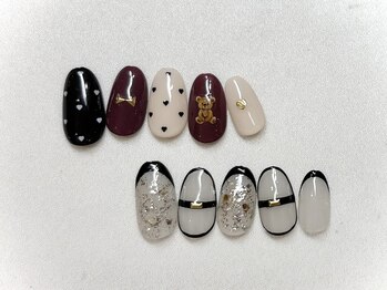 冬ネイル/ベイビーブーマー/水光