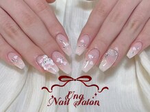 ウナネイルサロン 渋谷店(Una nail salon)/チップ長さだし10本デザイン