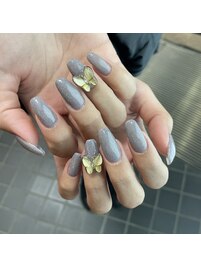 グレーフラッシュネイル