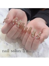 ネイルサロン ユー(Yu...)/中国系マット蝶々nail