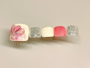 エムアンドディビューティサロン 銀座店(M&D)/【定額フットゴージャスネイル】