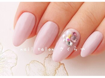 さくらや/新規¥5500★アート付ワンカラー