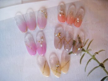 アロアロネイル(aloalo nail)/選べる6種ラメラインアートset