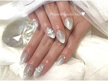 プリュネブランシュネイル(Prune Blanche Nail)/キラキラグラデーション☆