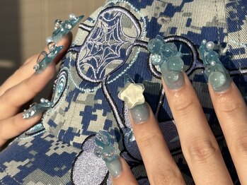クロネイルズ 岐阜(96nails.)の写真/パーツ250種以上×持ち込みOK◎1級ネイリストの確かな技術で、理想のデコネイルが思いのままに実現♪