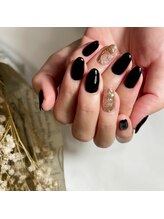 ナナズネイル 西小倉店(NANA's Nail)/ブラックネイル　by石川