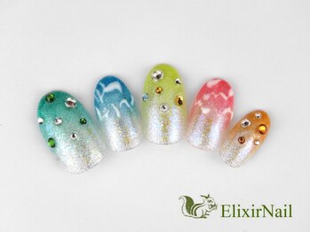エリクサーネイル 池袋(Elixir Nail)/定額c やり放題/クーポン使用