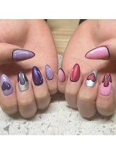 モレリア 心斎橋店(morelia)/ハートコミックネイル