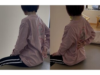 ランドル(rendre)/肩の痛みで背中に手がまわらない