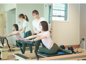 Nピラティス 宇都宮店の写真/【宇都宮駅徒歩10分☆パーソナルマシンピラティスがオススメ！】姿勢改善のマシンピラティス！