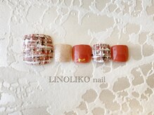 リノリコネイル 元住吉(Lino Liko nail)/12月☆フット定額デザイン
