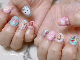 うさぎさんネイル