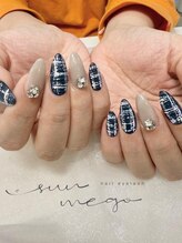 サンミーゴネイル 神戸店(Sunmego Nail)/ツイード×チェック