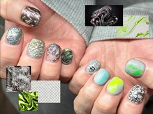 ヌル ネイル 堀江(NURU NAIL HORIE)/海外個性派アシメネイル☆