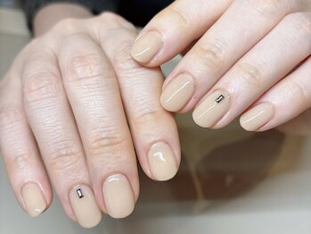 ブルジェネイル ネイル(BOURGE nail)/凛としたヌードベージュ
