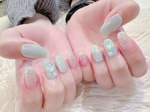 ラルネイル 大宮(Lull. nail)/＃マグネット＃ミントカラー