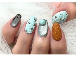 チョコミント・コーンカップ