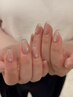 [うるちゅる]おしゃれデザイン☆ クリアフレンチ ￥13,000