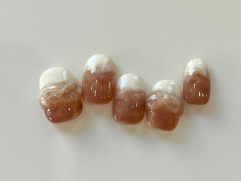 ネイルメゾン 天神店(NAIL MAISON)/もやもやグラデネイル¥9000