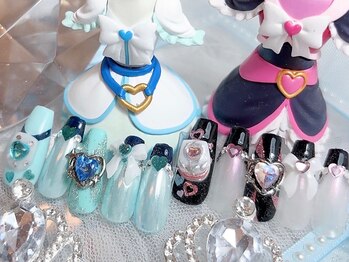 ユディアナッツ(Yudia nutt)の写真/推しへの愛をギューっと爪に宿しましょう♪痛ネイル・推しネイル・概念ネイルは当店にお任せを！