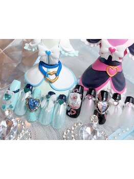 手描きアートが得意なサロン