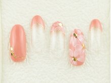 爪屋/花柄ネイル
