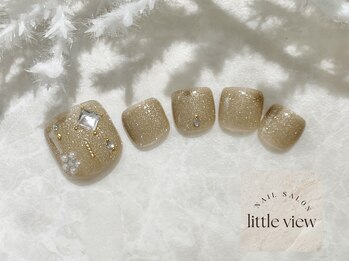 リトルビュー(little view)/フットビジューネイル¥10980