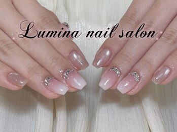 LUMINA Nail Salon 渋谷店の写真/【渋谷駅徒歩5分】人気のガラスフレンチあり!デートやイベントに合わせて指先から『可愛さ』を彩ります☆